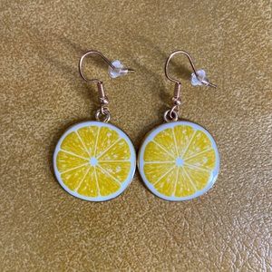 Orange Slice earrings